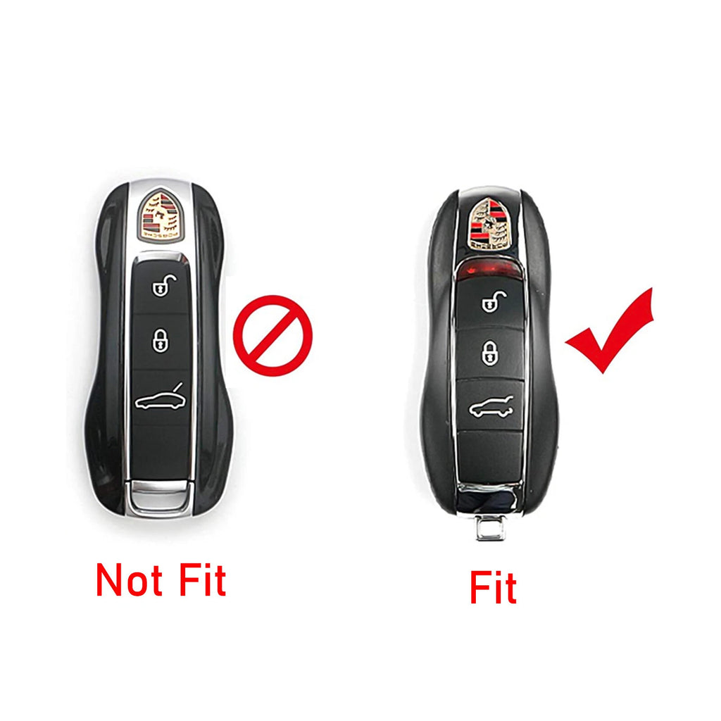 Yellow Remote Key Shell Cover for Porsche Cayenne Panamera Macan 911 (2011–2018)