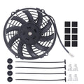 9'' Electric Curved Radiator Cooling Fan Mount Kit Universal