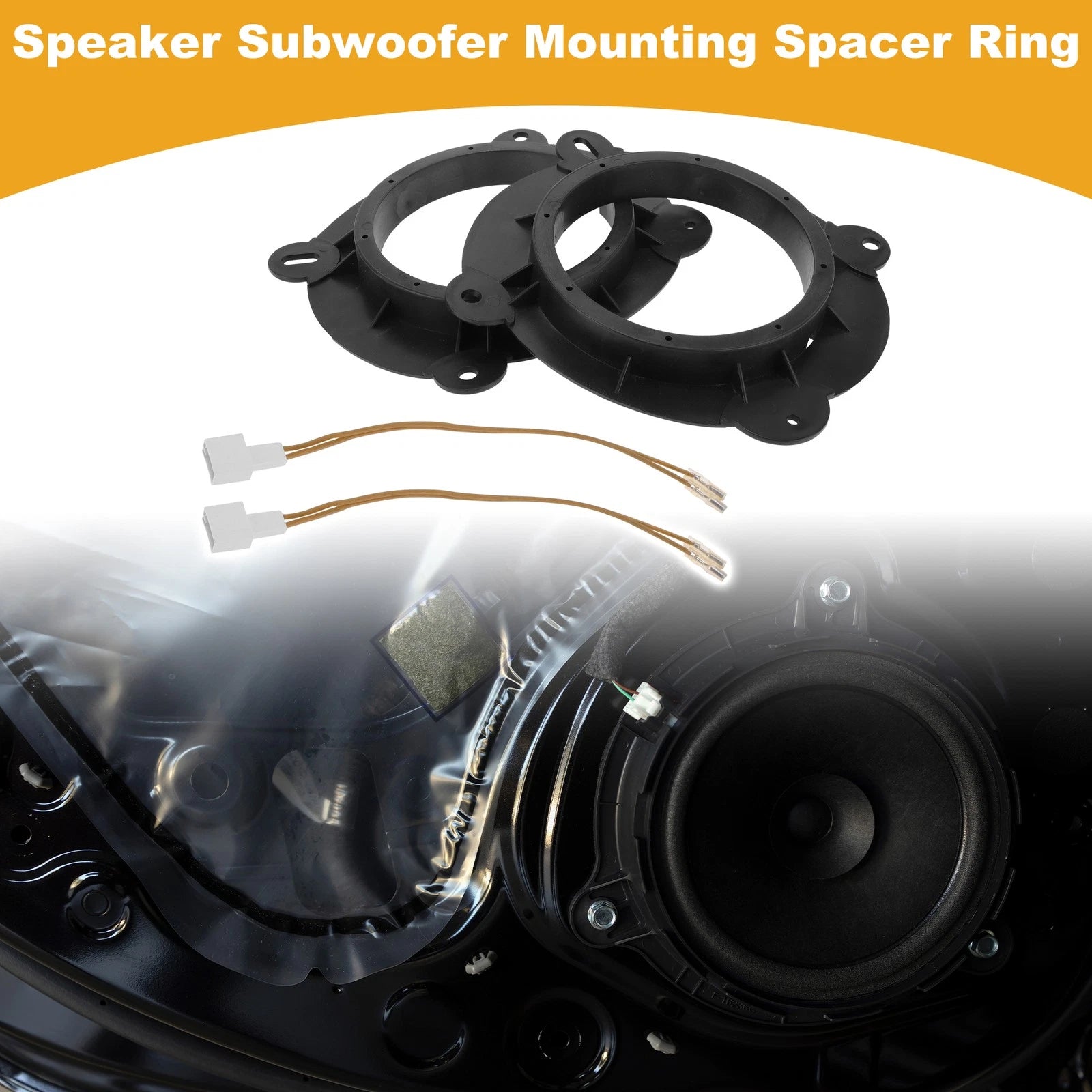 Set of 2 Speaker Spacer Rings for Toyota Avalon (2019–2023)