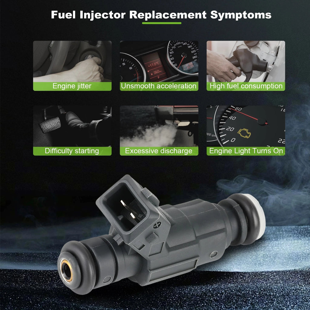 Set of 4 Fuel Injectors for Audi TT Quattro (2003–2006) 06A906031BC