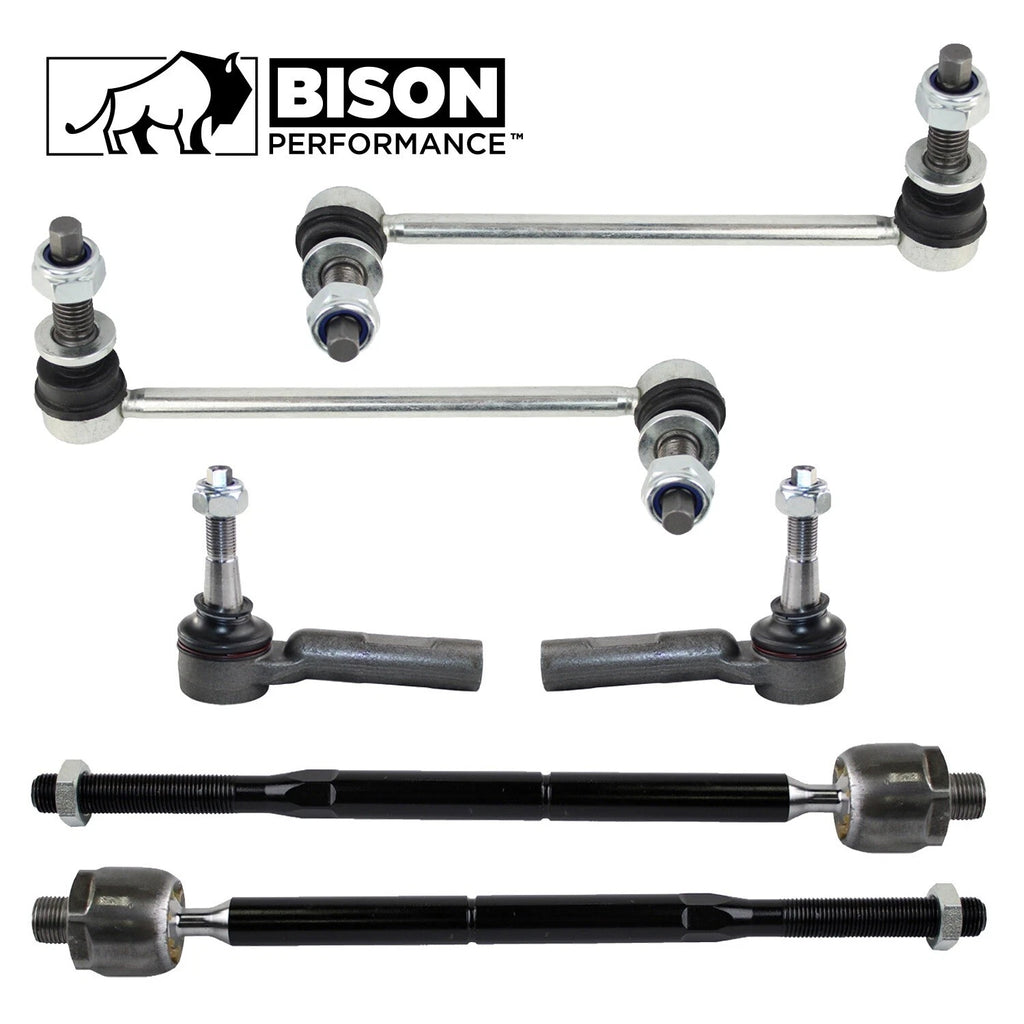 6pc Front Sway Bar Link & Tie Rod Kit for Chrysler Dodge RWD