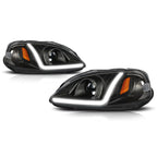 LED DRL Tube Projector Headlight for Honda Civic (1999–2000)