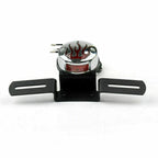 Flame Fire Rear Tail Light for Chopper Cafe Racer Bobber (Chrome, T9)