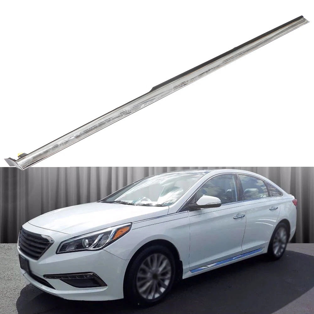 Chrome Trim Front Fender Molding for Hyundai Sonata (2015–2017)