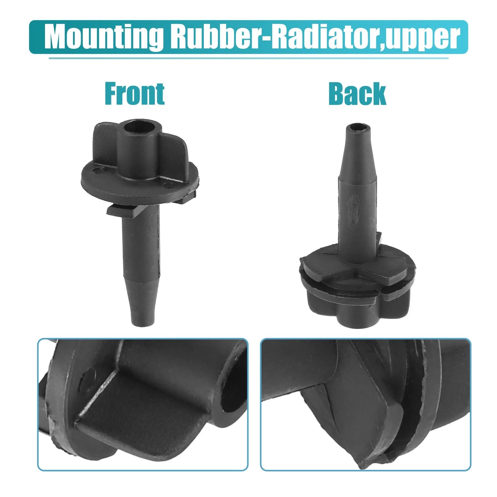 2pcs Radiator Mount Bracket for BMW 135i (2008–2009) No.F2GZ8A193A/6G918A194EB