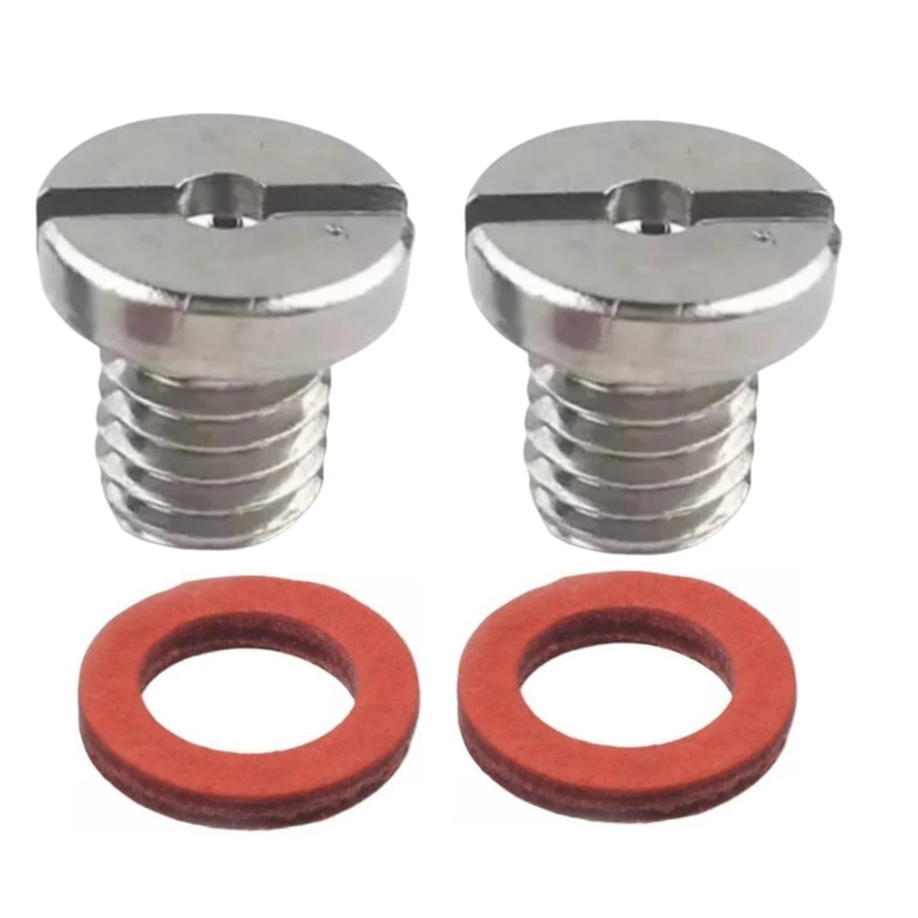 2 Lower Unit Drain Screw & Gasket Kit for Yamaha Outboard (90340-08002, 90430-08003)