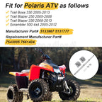 Rear Axle Shaft & Wheel Hubs for Polaris Trail Boss 330 (2005–2013)
