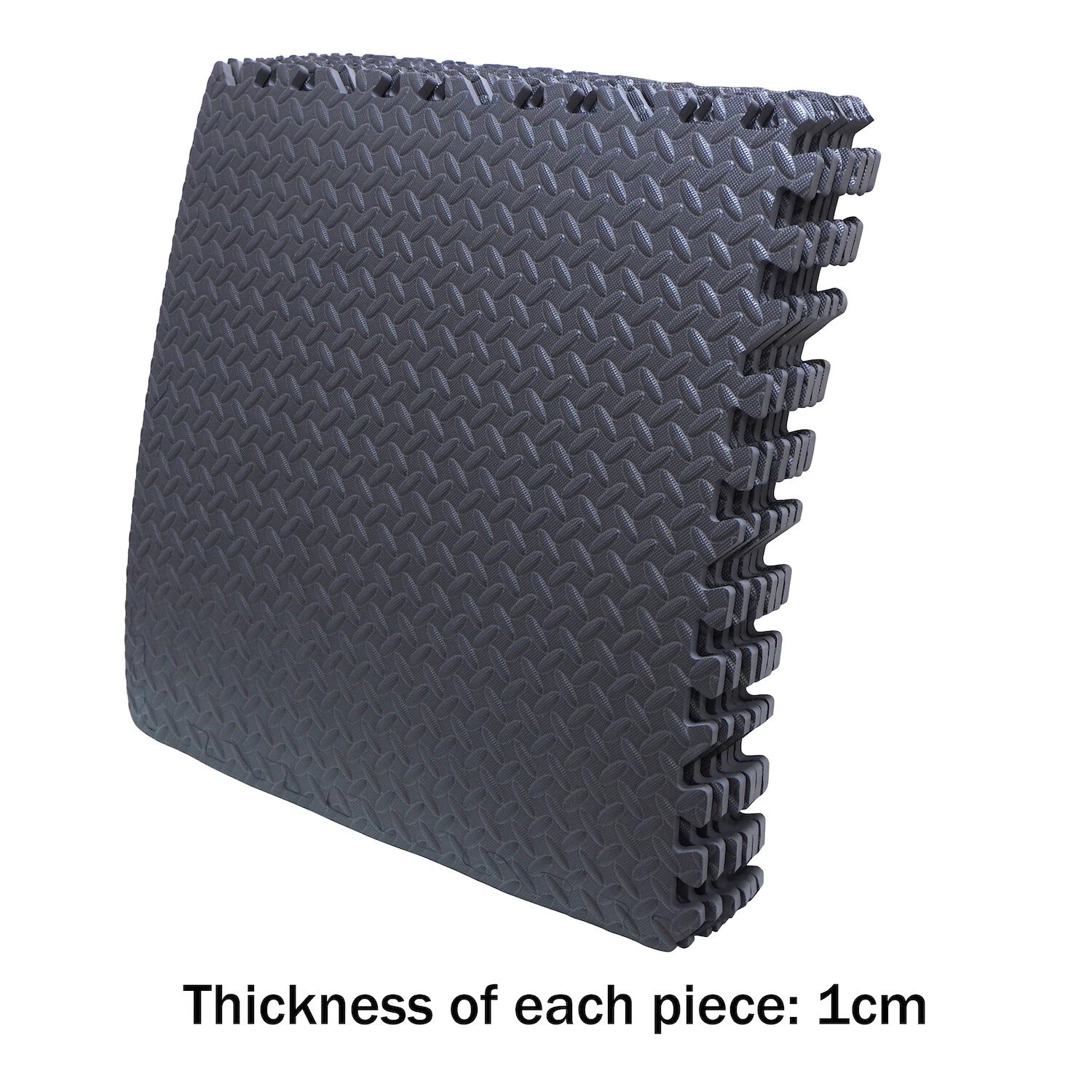 Set of 6 EVA Foam Exercise Floor Mats 24"x24" for Gym Fitness Yoga