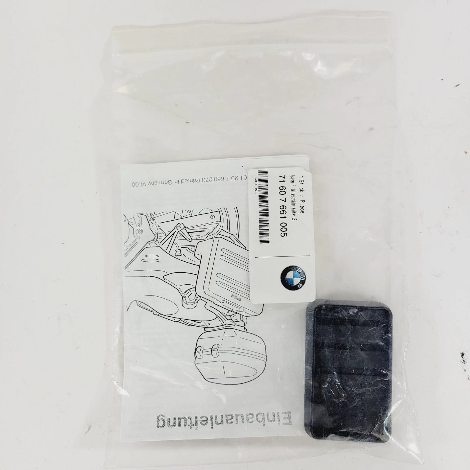 Saddlebag Rubber Pad Adapter for BMW F650GS (2001–2007) 71607661005