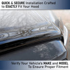Screw-On Low Profile Bug Deflector for Dodge Ram 1500 Laramie (2009–2010)