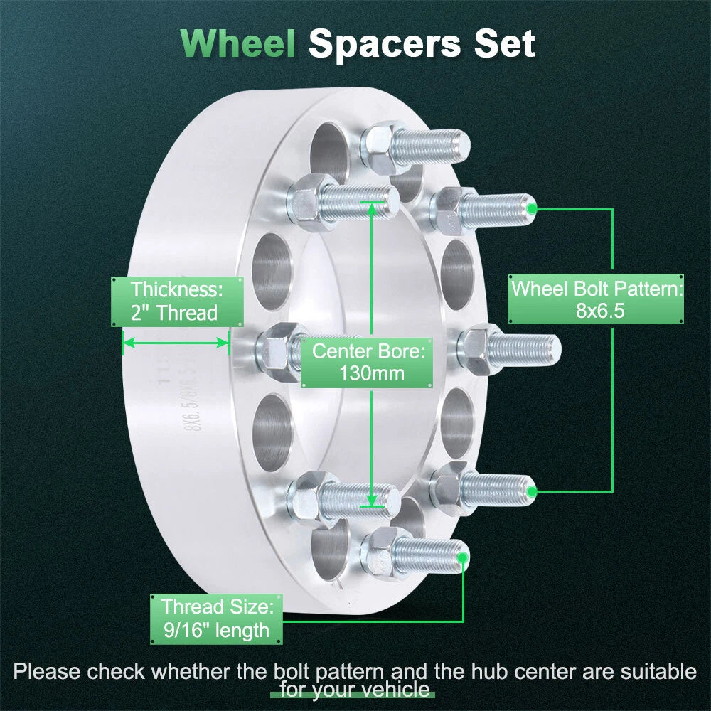 2X 2" Wheel Spacers for Ram 2500 3500