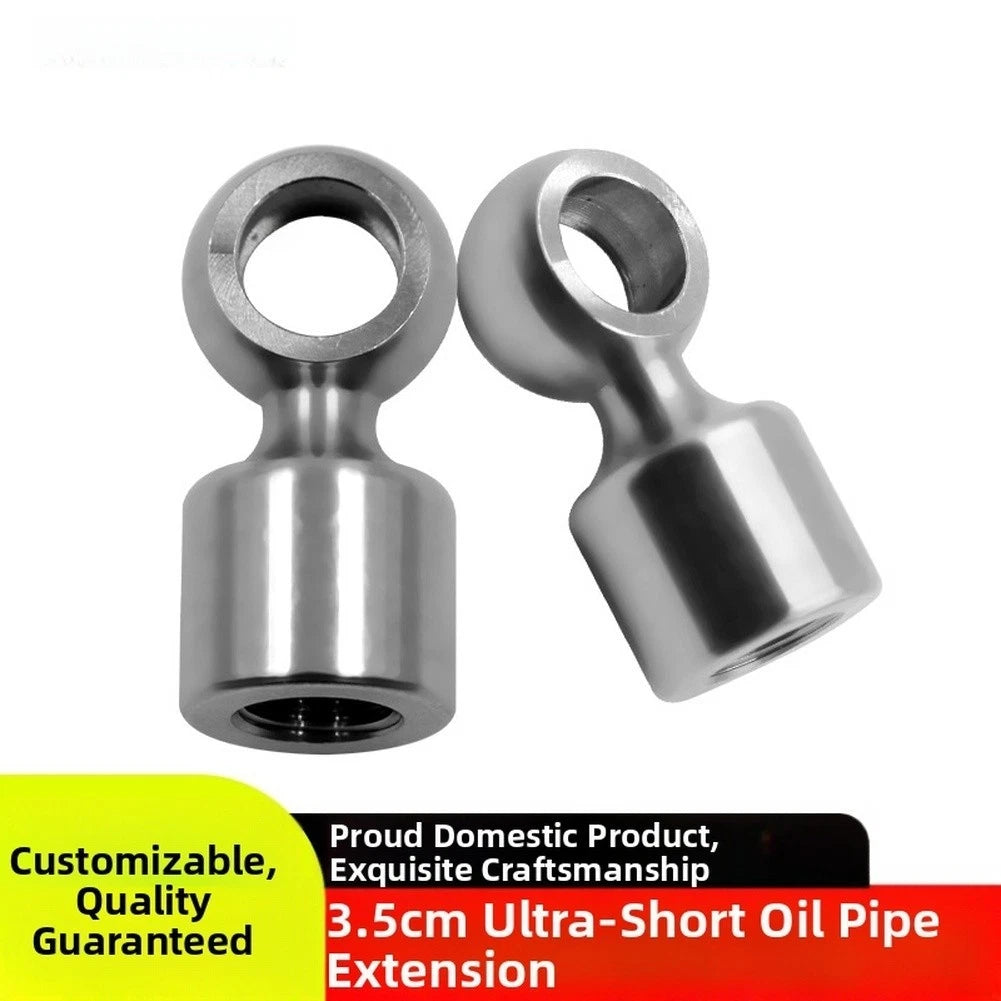 Motorcycle Oil Pipe Extension 3.5cm Stainless Steel 304 for