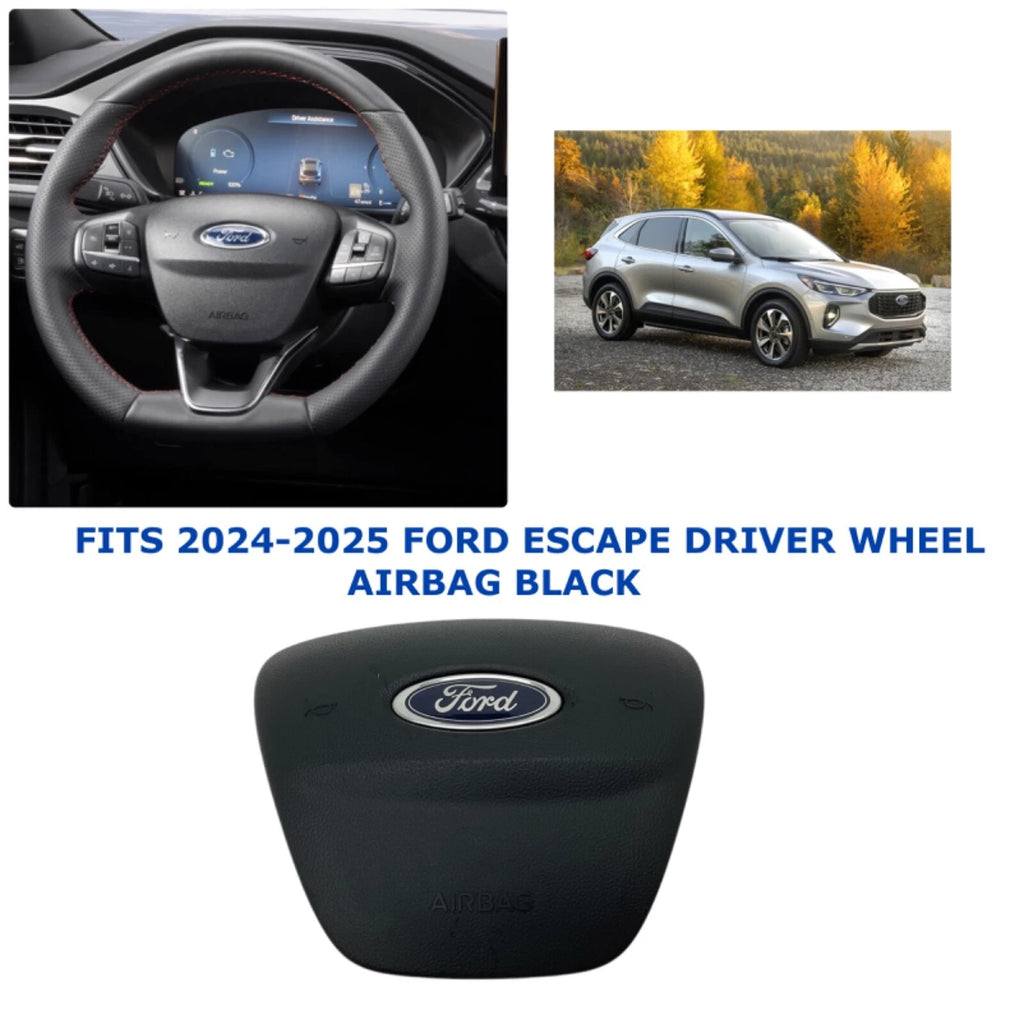 Driver Wheel Airbag for Ford Escape (2024–2026) BLACK LJ6Z-78043B13-BB