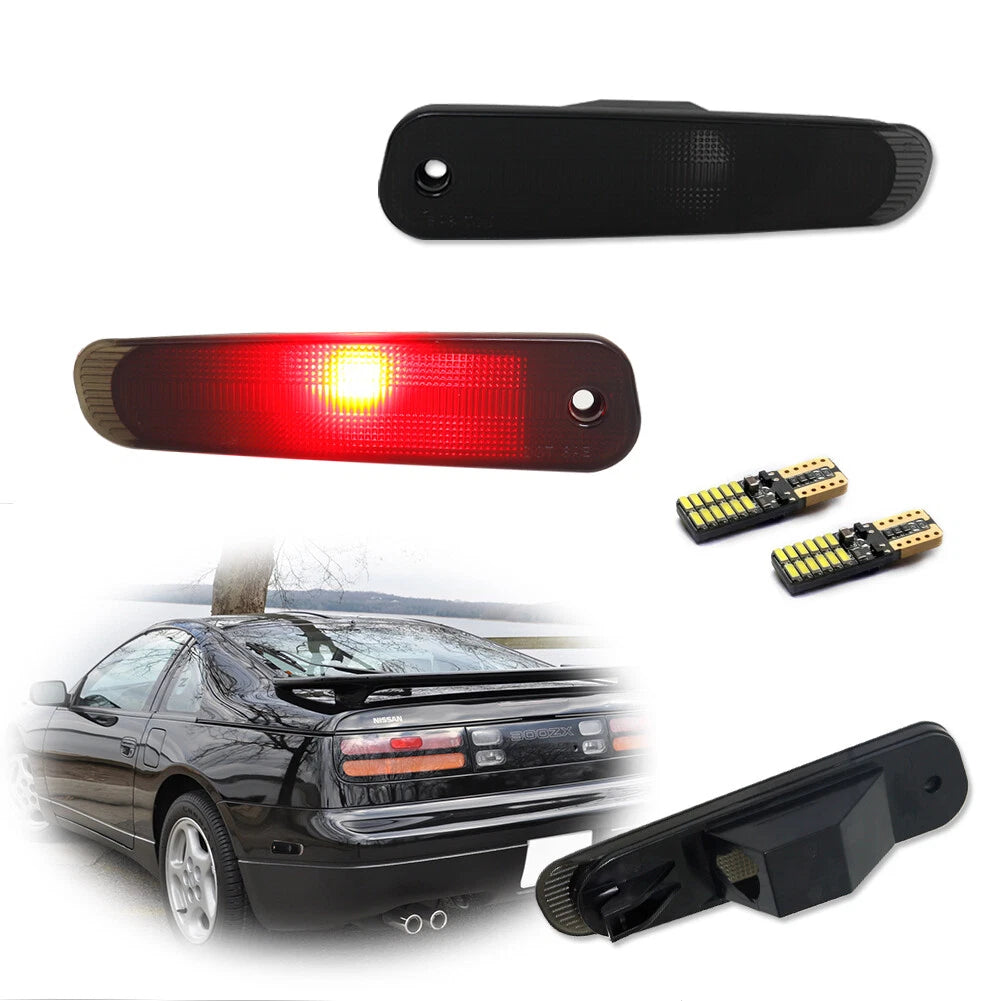 Smoked Rear Side Marker Lamps for Nissan 300ZX Z32 (1990–1996)