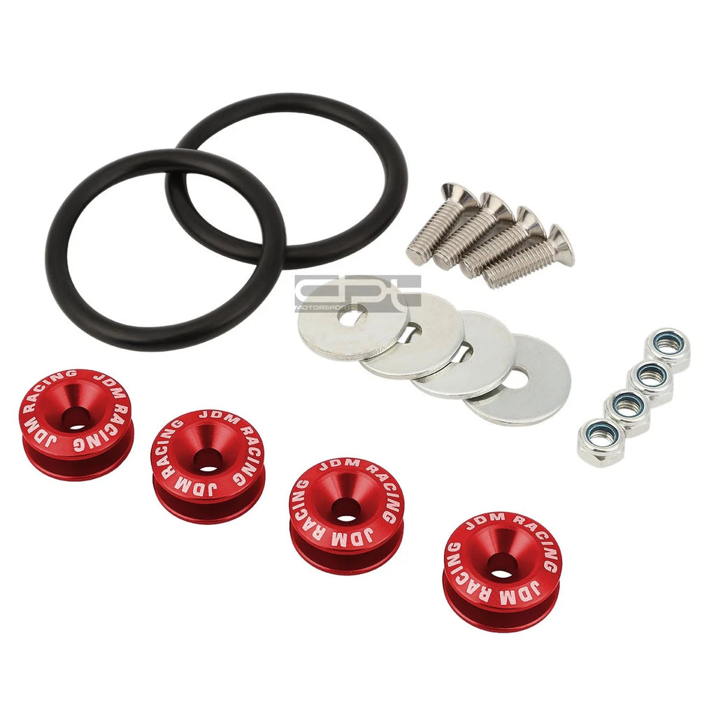 Set of 4 Aluminum Quick Release Fasteners for Car Truck
