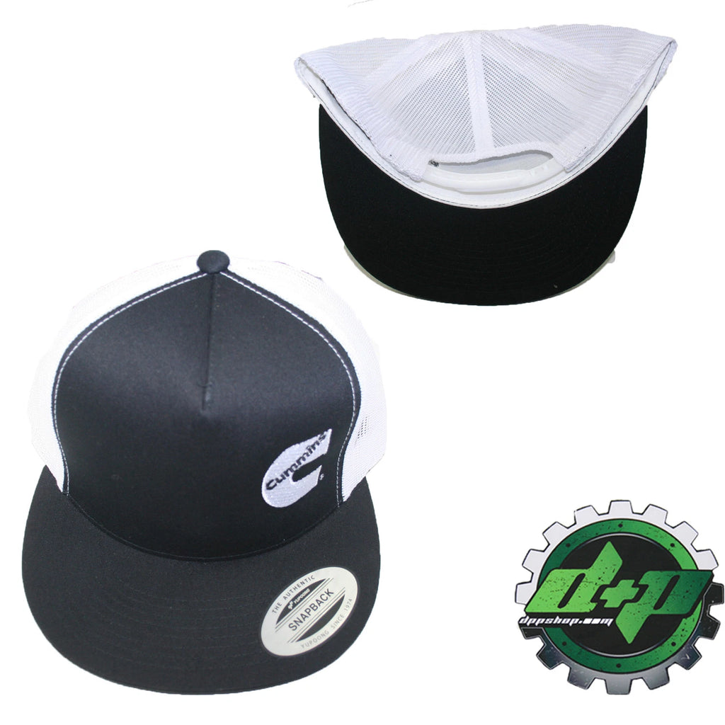 Cummins Trucker Mesh Hat for Trucks (Flat Bill, Snap Back)