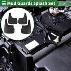 Mud Flaps Splash Guards for Chevrolet Suburban/Tahoe (2015–2019) W/ Mounts