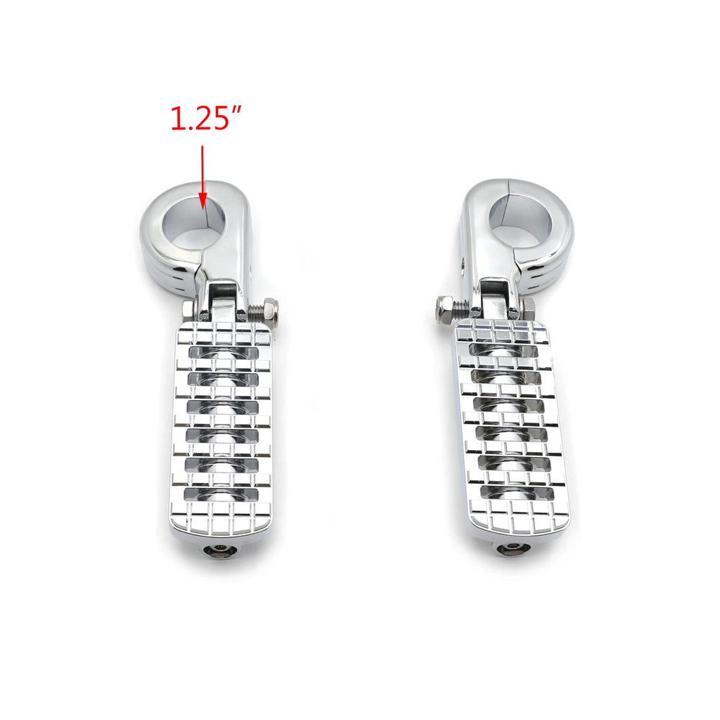 1.25" Racing Dominator Footpeg Rest Kit w/ P-Clamp for Honda GoldWing GL1800 (2015)