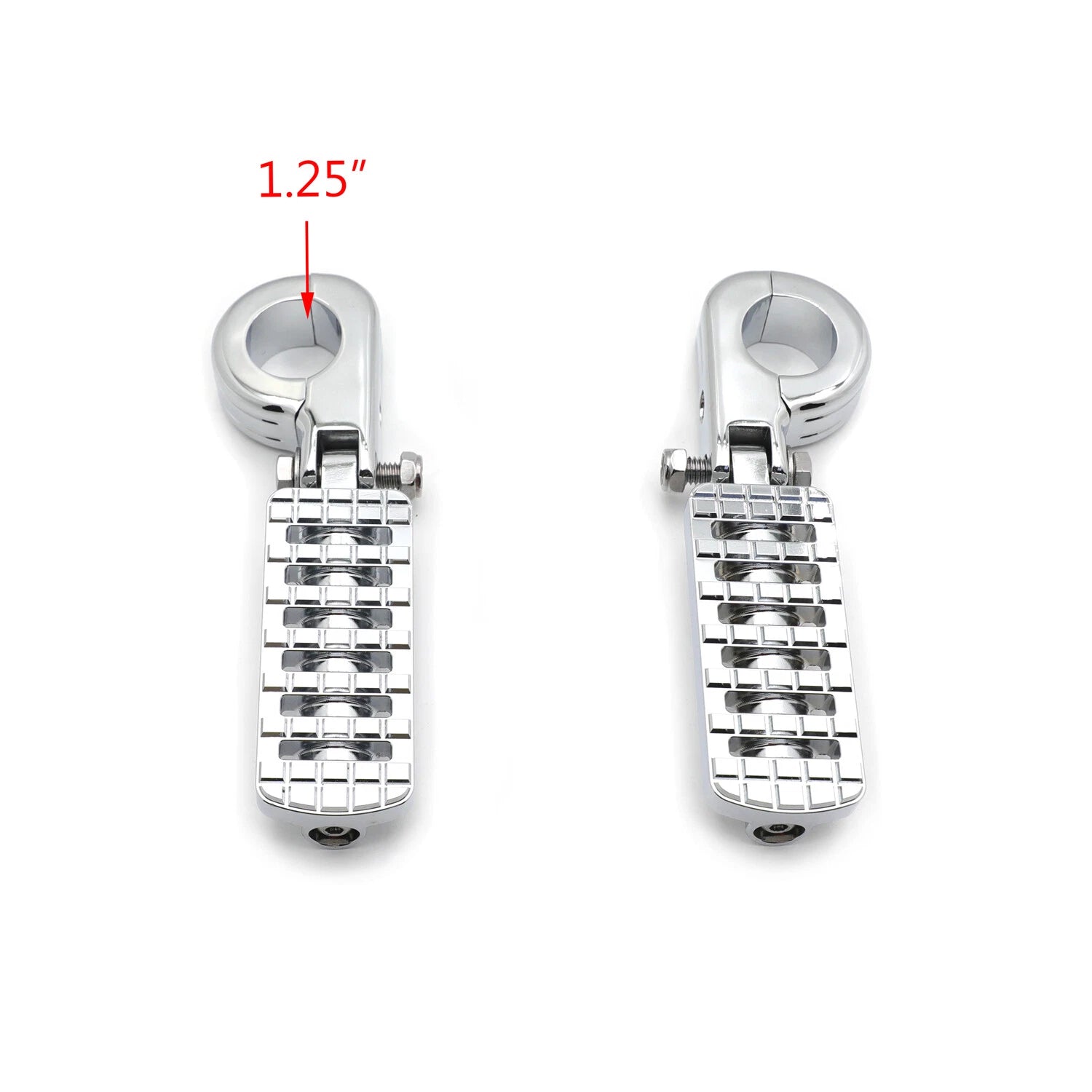1.25" Racing Dominator Footpeg Rest Kit w/ P-Clamp for Honda GoldWing GL1800 (2015)