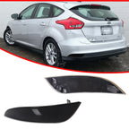 2X Smoked Lens Rear Bumper Reflector Lights for Ford Focus Hatchback (2015–2018)