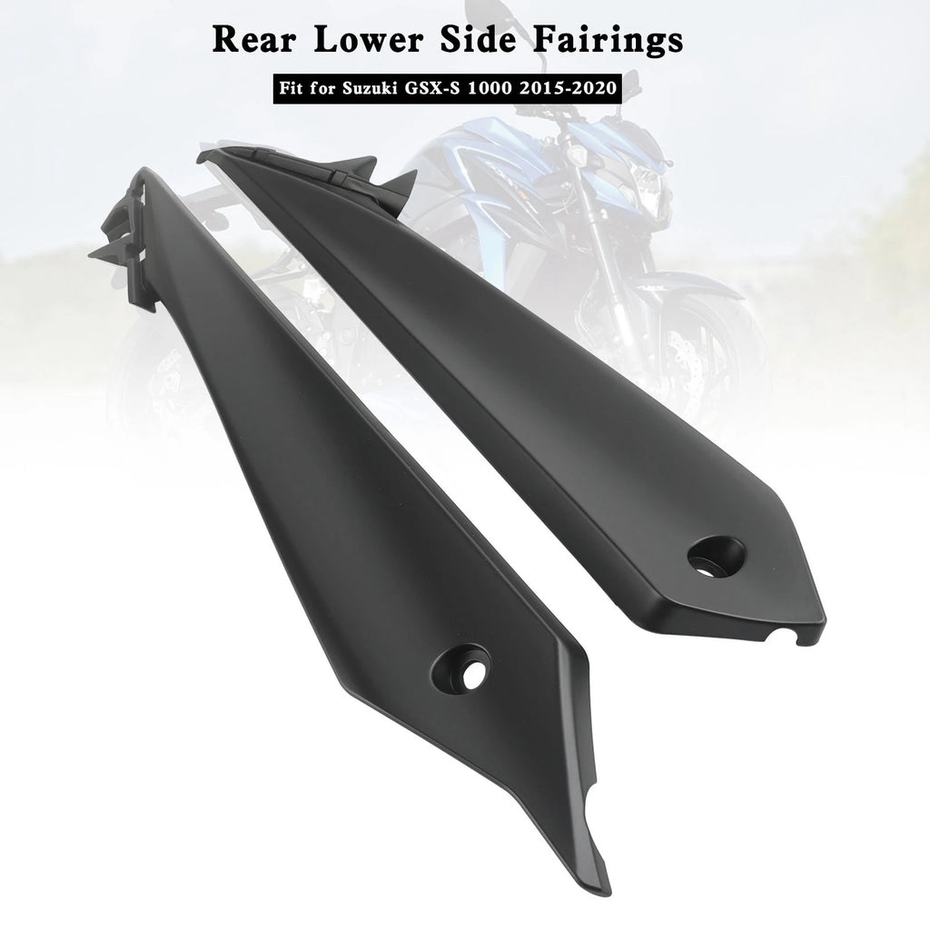 Rear Lower Side Fairings for Suzuki GSX-S 1000 (2015–2020) Matte Black