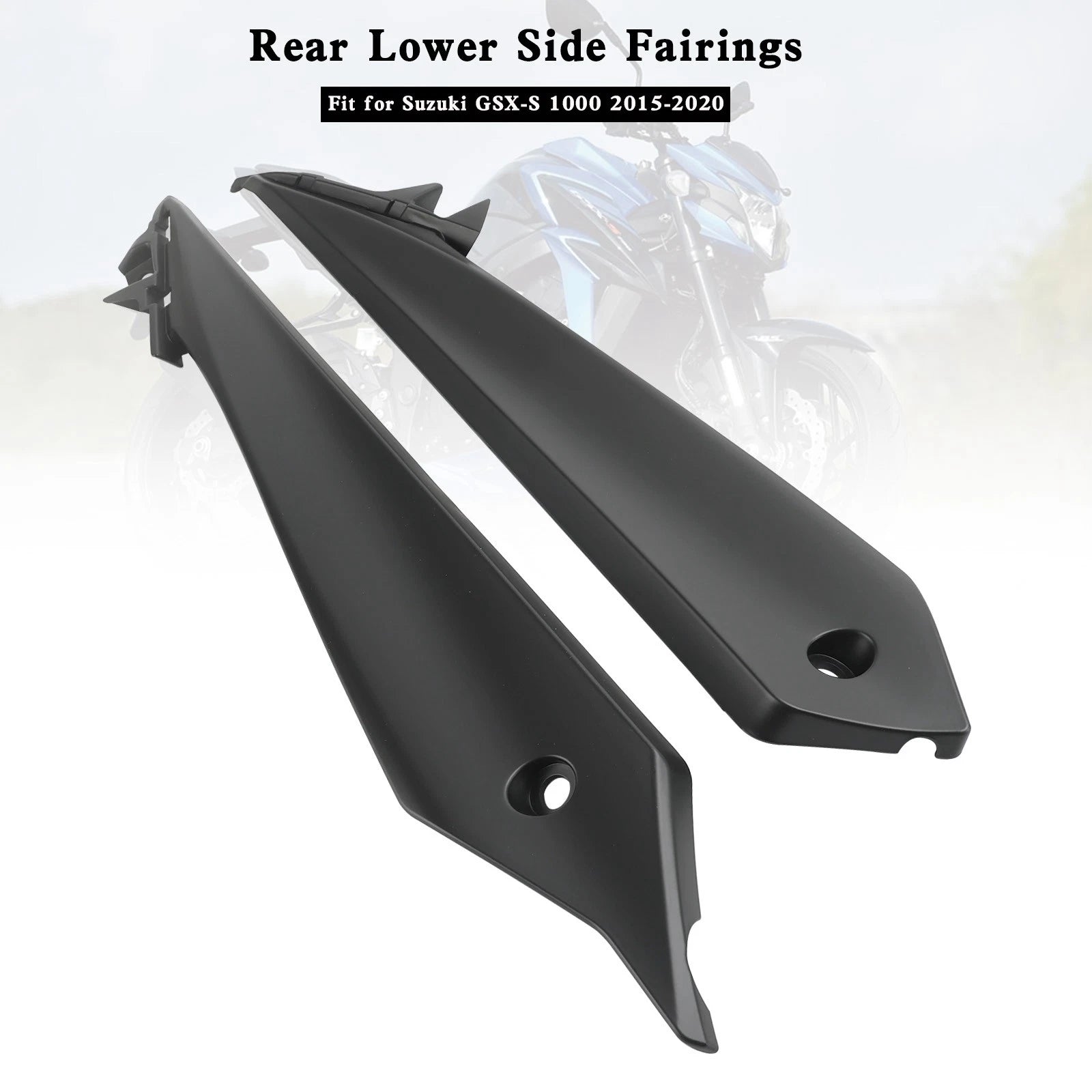 Rear Lower Side Fairings for Suzuki GSX-S 1000 (2015–2020) Matte Black