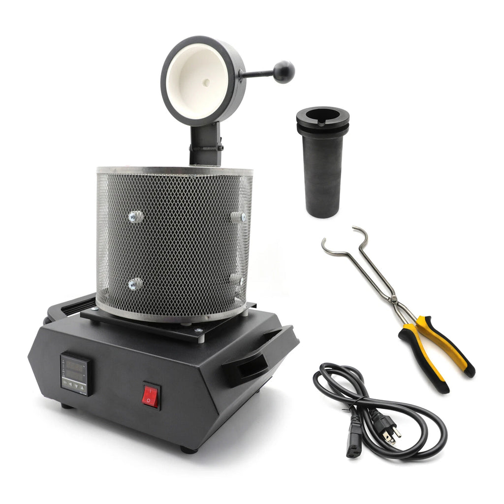 3KG Automatic Melting Furnace Kiln Digital Control 110V Graphite Crucible