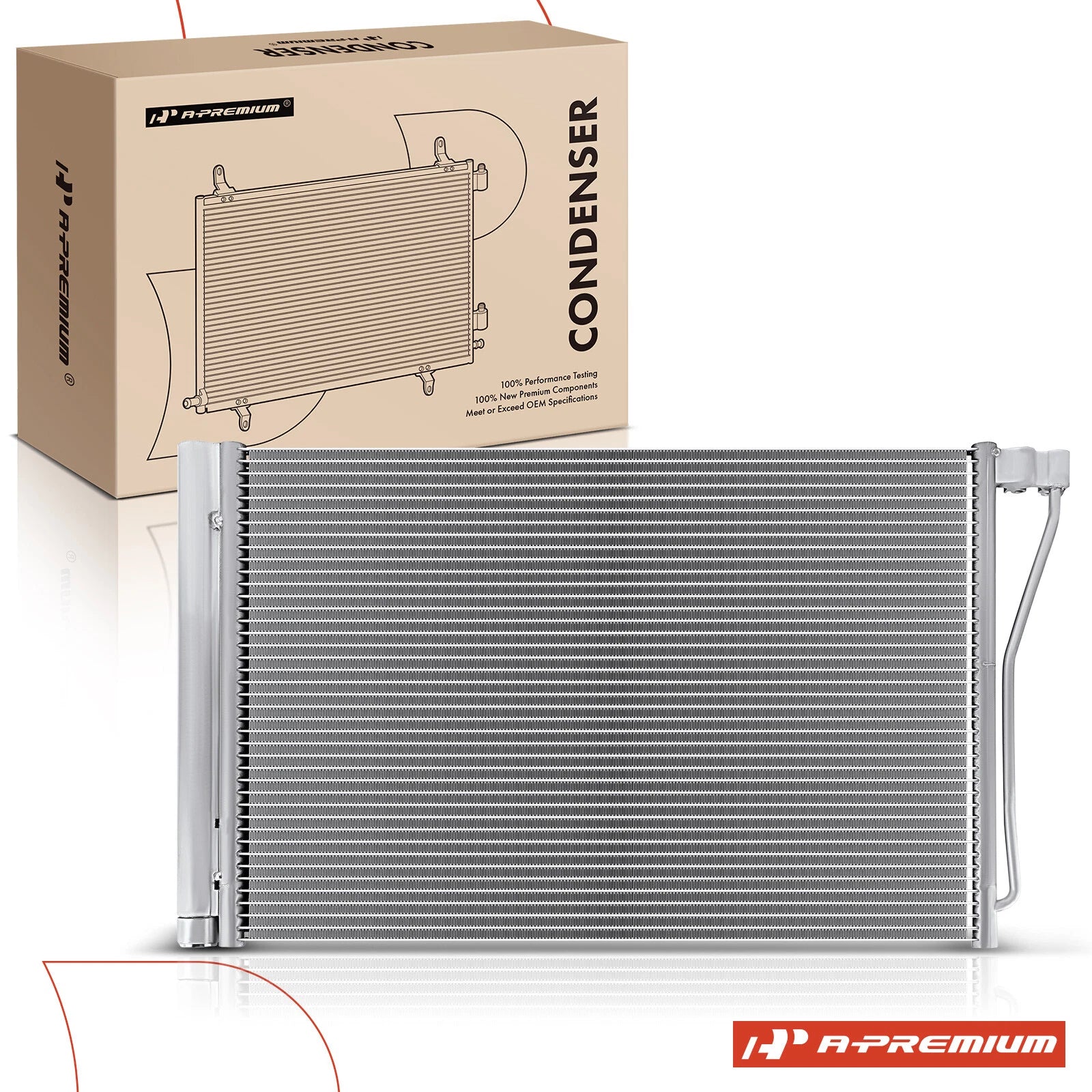A/C Condenser with Receiver Drier for BMW M5 F10 F90 (2012–2017)