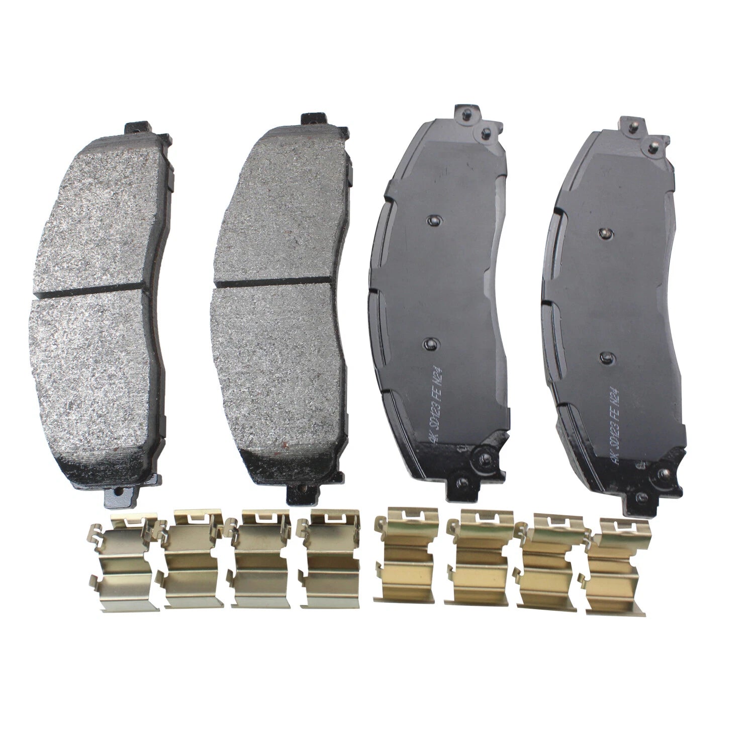 Set of 4 Akebono Severe Duty Rear Disc Brake Pads for Ford F-250 F-350 (2008–2023)
