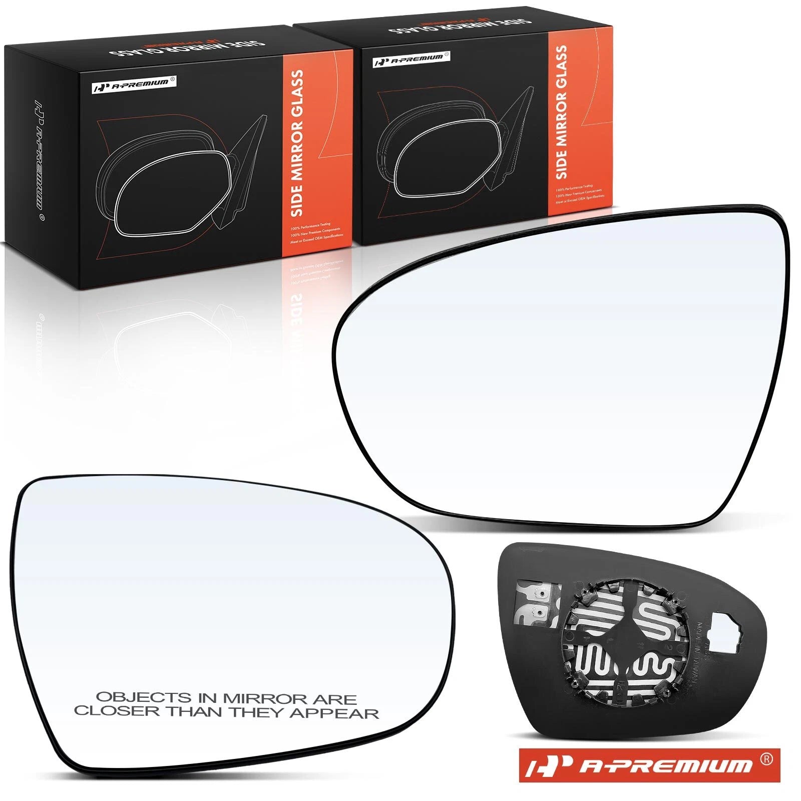 2X Heated Power Mirror Glass for Kia Optima (2011–2016) Sedan 4Dr