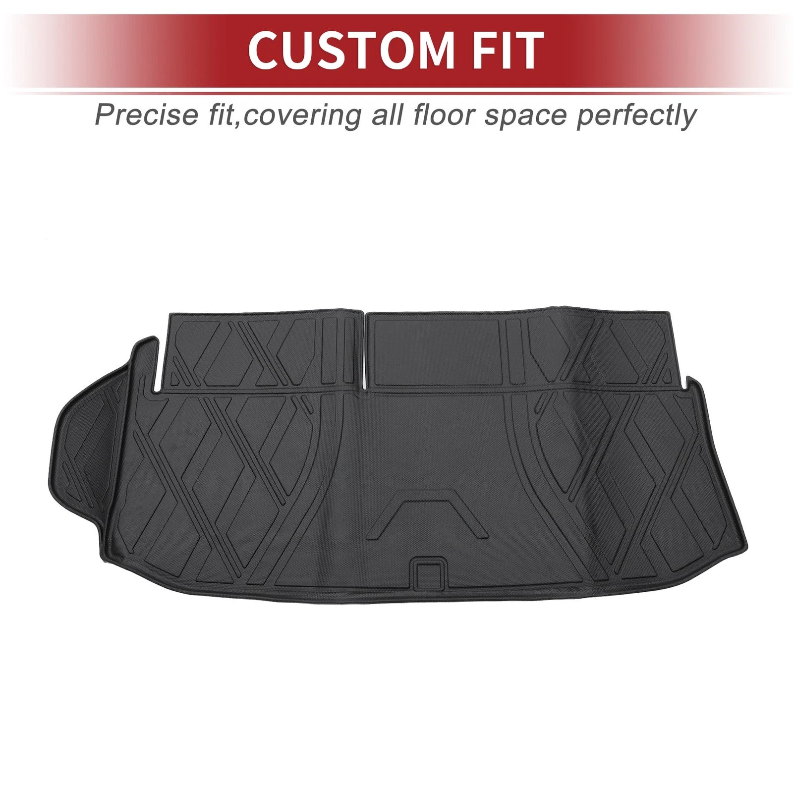 Cargo Liner Rear Trunk Mat for Toyota Highlander (2020–2023) Diamond Pattern