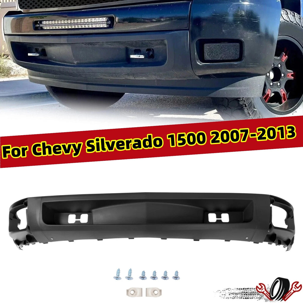 Front Bumper Lower Valance Air Deflector for Chevy Silverado 1500 (2007–2013)