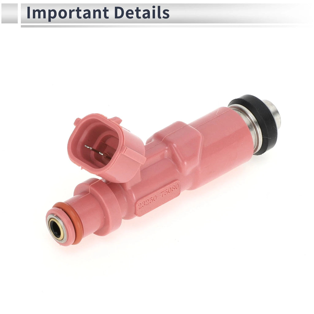 Fuel Injector No. 23209-79135 for Toyota 4Runner 1998–2000 (1 Pc, Pink)