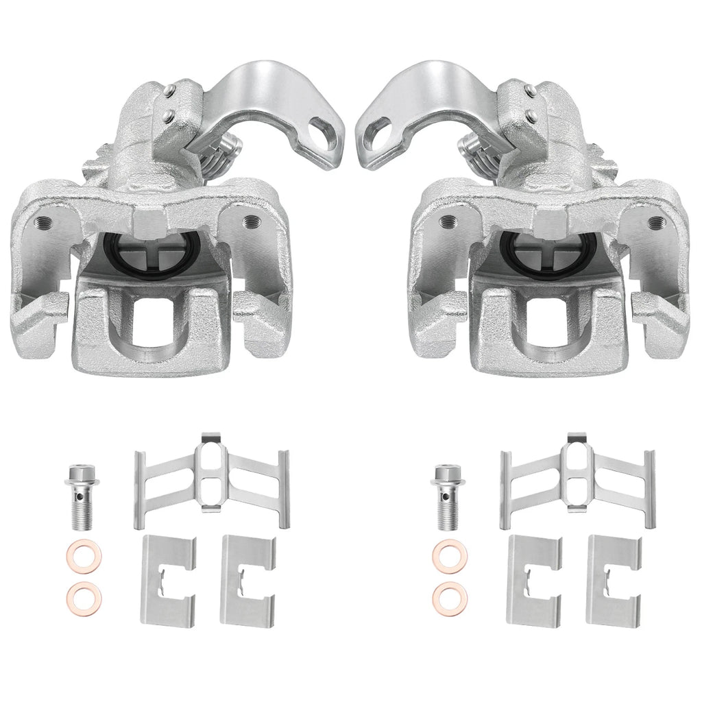 2X Rear Brake Calipers w/Bracket for Acura ILX (2013–2018) Honda Civic (2006–2015)