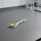 Digital Thermometer K Type Thermocouple Fiberglass Measurement Line