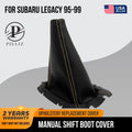 Manual Shift Boot Cover for Subaru Legacy (1995–1999) Beige Stitch