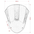 Windshield w/ Bolts Bracket for Yamaha MT09 FZ09 (2013-2016)