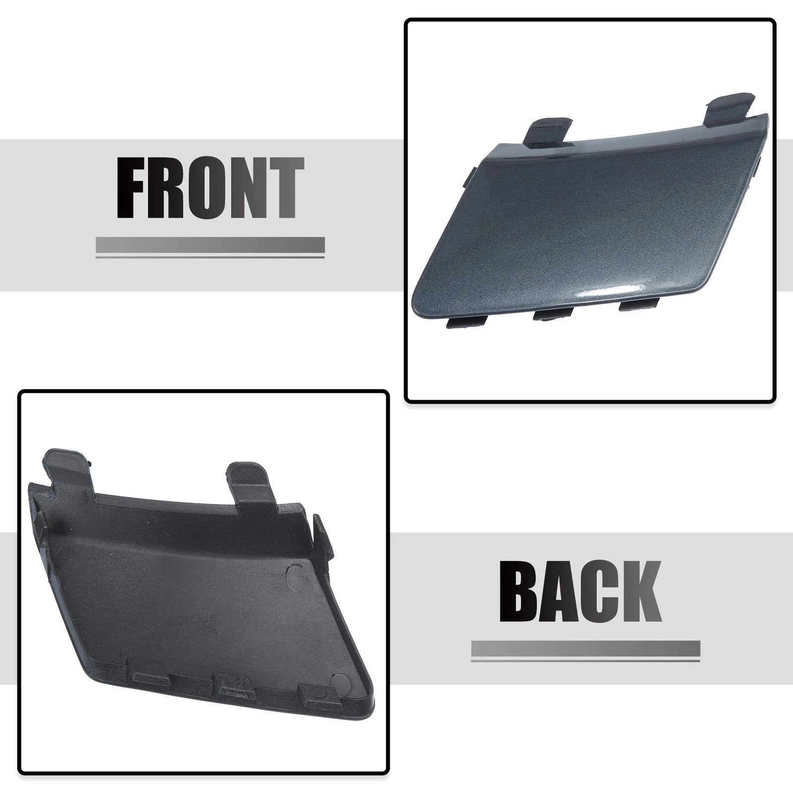 Tow Hook Cover for Volkswagen CC (2009–2017) - Gray