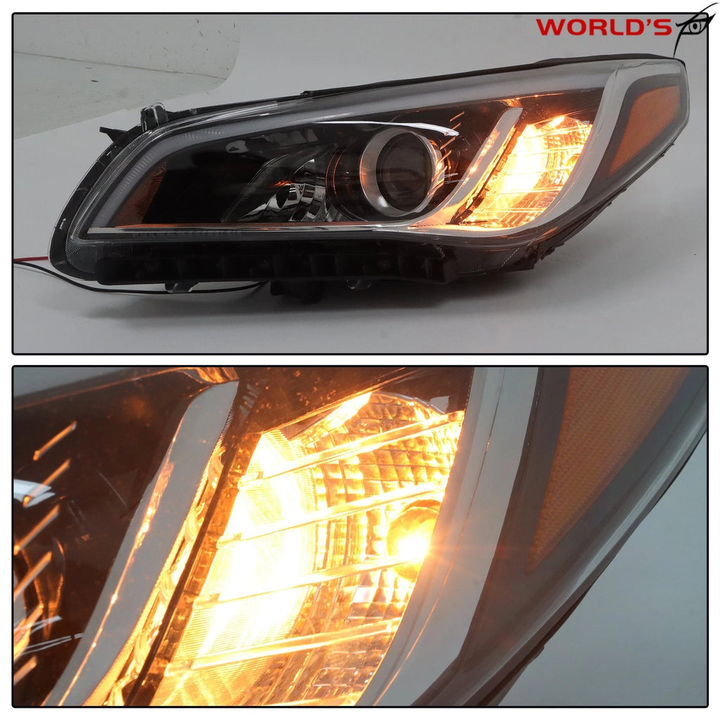 Headlight Assembly for Hyundai Sonata (2015–2017) Halogen Clear Lens Left