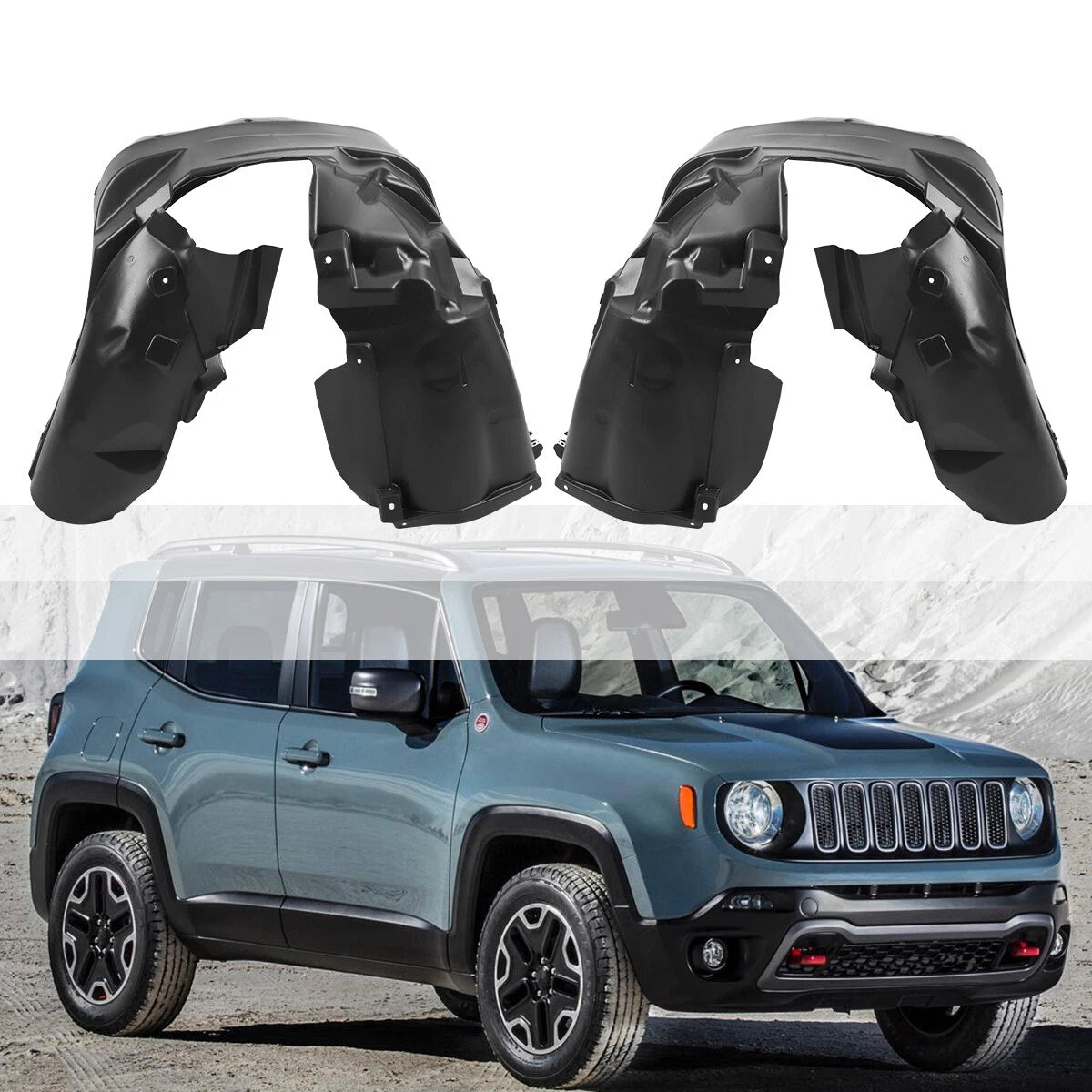 Fender Liner for Jeep Renegade (2015–2018) Front Driver & Passenger Side