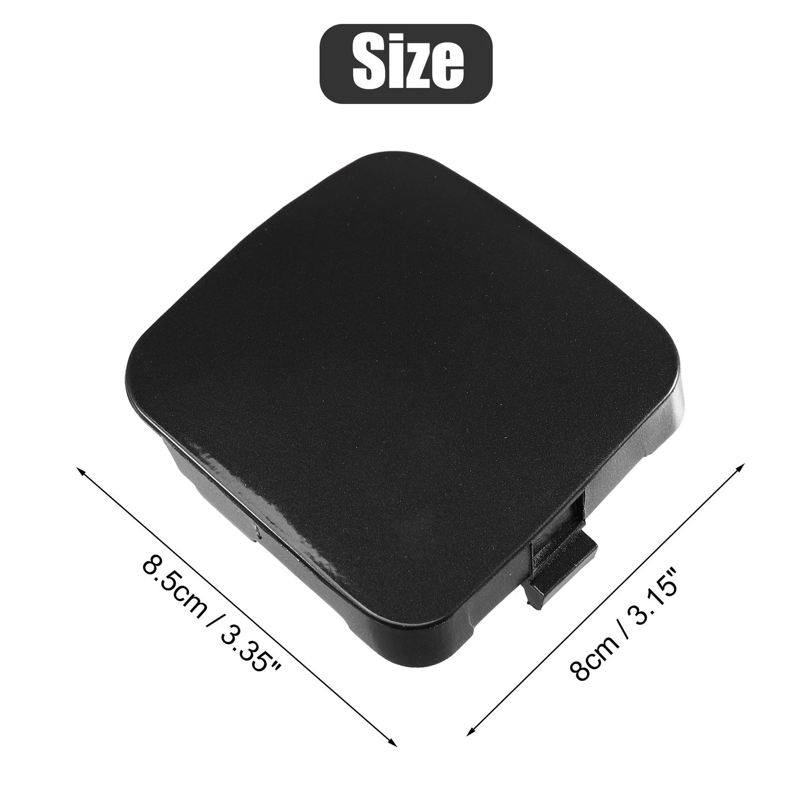 Tow Hook Cover Cap for Toyota RAV4 (2013–2018) - Black