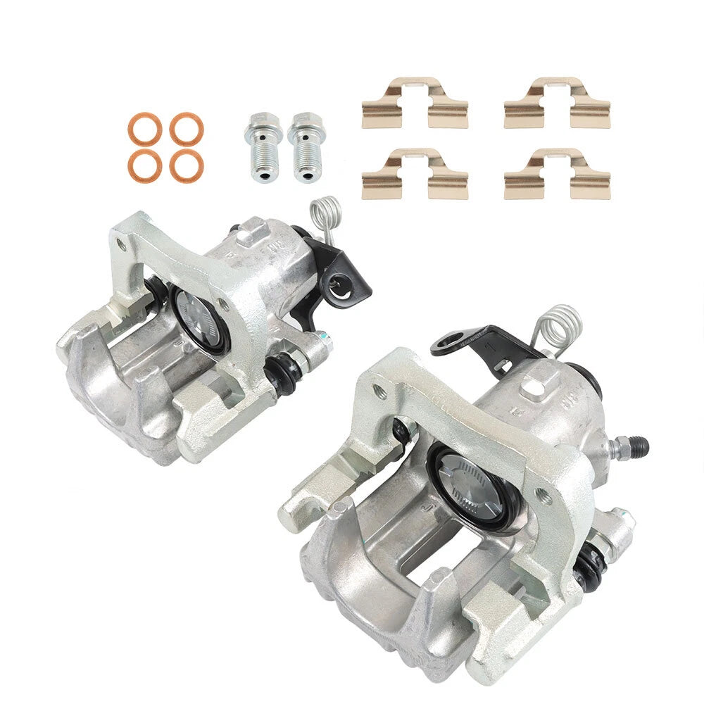 2X Rear Brake Calipers with Bracket for Volkswagen Audi (2000-2010)