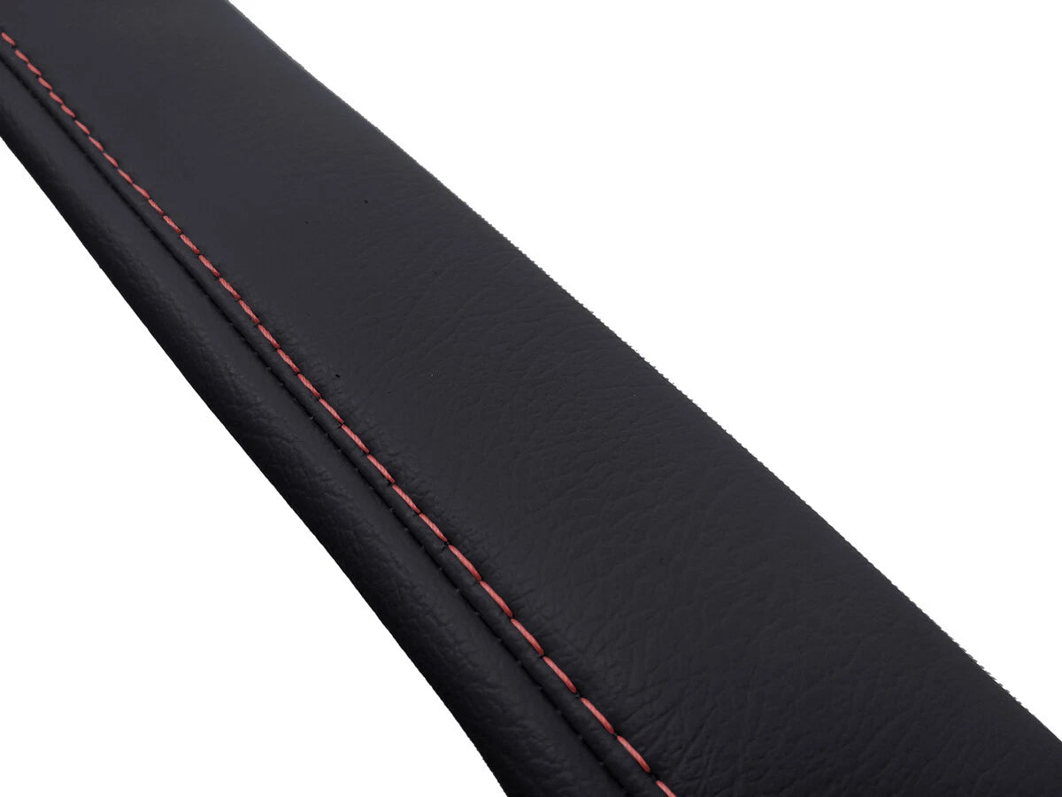 2 Piece Leather Door Panel Armrest for Toyota 4Runner (2010–2020) Red Stitch