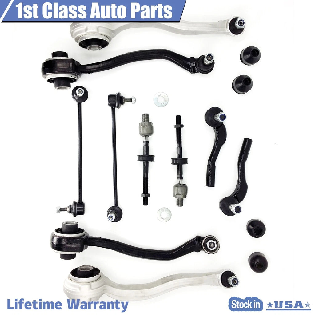 10pc Front Suspension Control Arms for Mercedes-Benz C32 AMG CLK320 CLK350 (2001–2008)