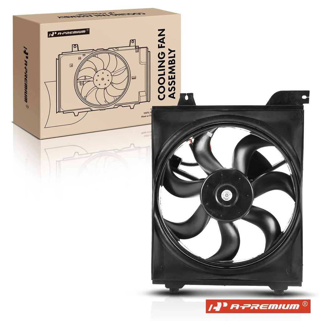Cooling Fan Assembly with Shroud for Kia Rio (2006–2011)