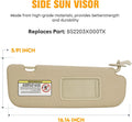 Right Sun Visor for Hyundai Elantra (2011–2015) 852103X000TX Beige