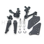 Front Rider Foot Rest Pegs Brackets for Kawasaki ZX-6R (2009–2011)