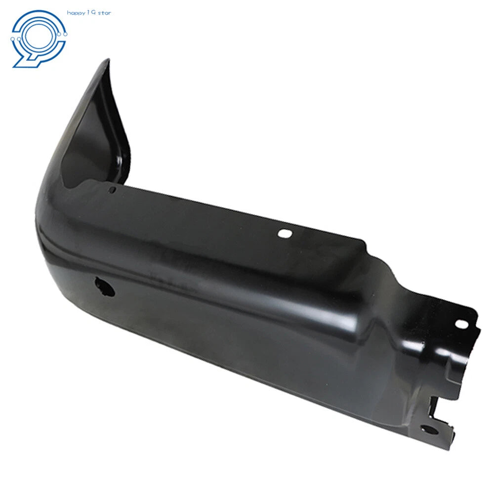 Steel Rear Bumper End for Ford F-150 (2009–2014) with Sensor Holes, Right Black