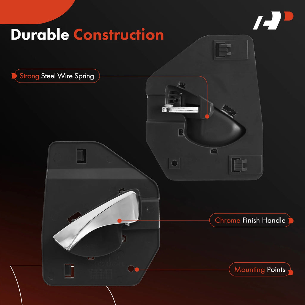 Front Left Plastic Interior Door Handle for Chevrolet Malibu (2004-2008)