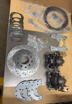 Brake Disc Set Rear with Parking Brake Cables for Ford 8" and 9" (DBK9)
